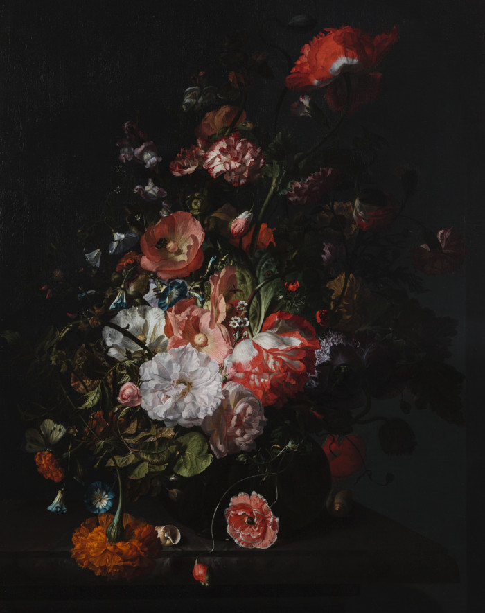 Painting of flower bouquet