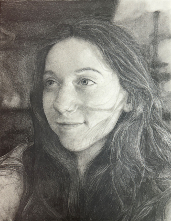 drawing of a woman