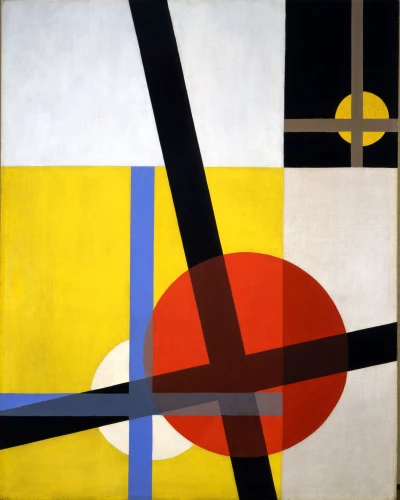 László Moholy-Nagy (Hungarian, 1895-1946), Am2, 1925. Oil on canvas. Toledo Museum of Art, Purchased with funds from the Libbey Endowment, Gift of Edward Drummond Libbey, 1996.20