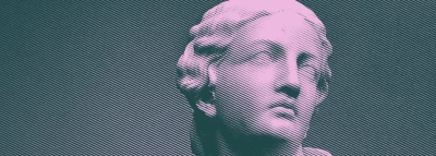 Statue of a woman's head